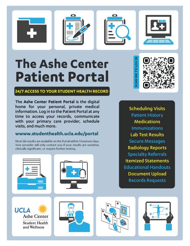 Infographic describing Patient Portal functions