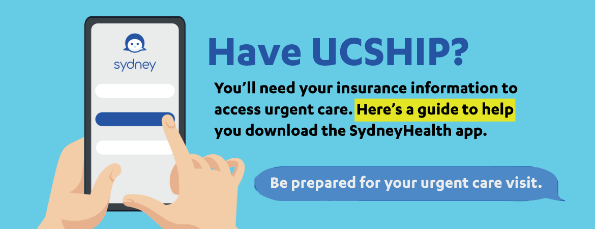 Download the Sydney Health app before your urgent care visit