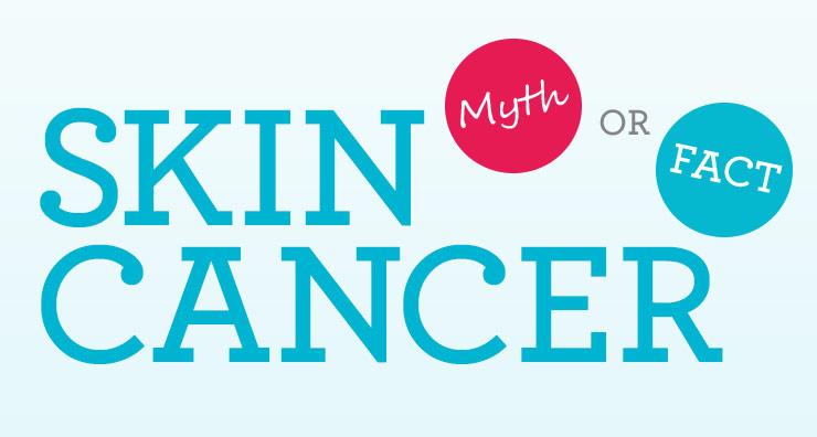 Skin Cancer Myths Graphic